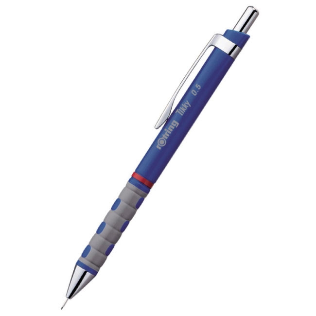 ROtring Tikky 3er Set Mit Colourcode - 0,35 / 0,5 / 0,7 Mm Mit Ersatzminen HB | Praktisches Bleistift-Set